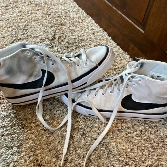 Women’s High Top Court Legacy Canvas Sneakers size 8 White - Picture 2 of 10